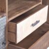 Rustic 2 Drawer Kitchen Island - Multi - Image 6
