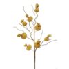 Pumpkin Spray, Botanicals Decor For Harvest Festival Fall Festival & Thanksgiving Table Decorations (Set of 6) - Yellow - Image 4