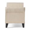 Glistening - Upholstered Storage Bench With Rolled Arms And Wood Legs - Beige - Image 6