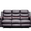 Reclining Sofa With Middle Console Slipcover, Stretch 3 Seat Reclining Sofa Covers - Black - Image 7