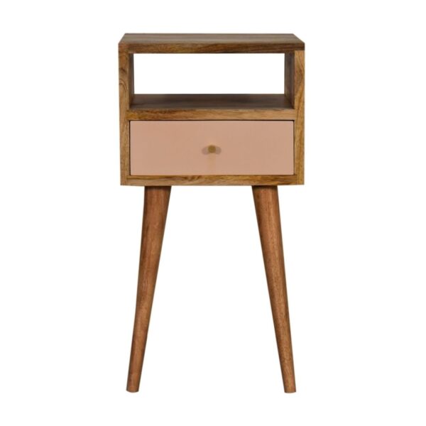 Mini Blush Hand Painted Bedside Table - Blush