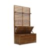 Storage Bench With Rack - Teak - Image 6