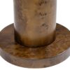 Bolin - Round Pillar Burl Accent Side Table - Walnut Brown - Image 3