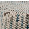 Zoey - Woven Cube Pouf - Silver - Image 5