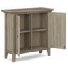 Redmond - Low Storage Cabinet - Distressed Gray - Image 2