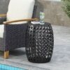 Metal End Table Large - Black - Image 4