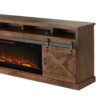 Farmhouse - Electric Fireplace TV Stand For TVs Up To 100" - Aged Whiskey - Image 7