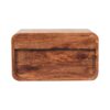 2 Drawer Floating Bedside Table - Caramel - Image 4