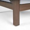 Brava - Modern Club Chair With Water Resistant Cushions - Gray / White - Image 12