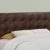 Full Size, Bed Headboard Only, Upholstered, Transitional - Brown - Image 3