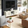 Connaught - Wide TV Stand - Antique White - Image 10