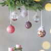 Christmas Ball Ornaments, Glass Decorative Hanging Ball Christmas Tree Ornaments For Holiday Party Decorations (Set of 4) - Red - Image 6