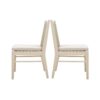 Cordoba - Dining Chair (Set of 2) Comfortable Armless Chairs - Beige - Image 6