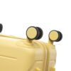 Set 3 Pieces 20" / 24" / 28" Abs Spinner Wheel Luggage, Matching Color, With Combination Lock - Yellow - Image 17