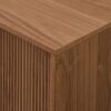 Modern Fluted Door Minimalist TV Stand For TVs Up To 80" - Mocha - Image 2