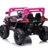 12V7A*1 30W*4 One Button Start, Forward And Backward, High And Low Speed, Music, Front Light, Power Display, Two Doors Can Open, 2.4G R / C, Seat Belt Four Wheel Absorber Kids Ride On Car - Pink - Image 4