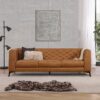 Fargo - Leather Sofa - Brown / Rustic - Image 4