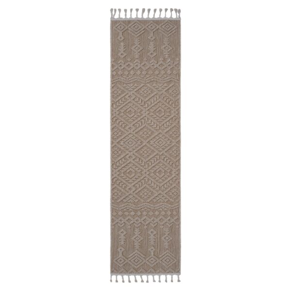 Guros - 2' X 8' Traditional Indoor / Outdoor Area Rug - Natural