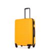 3 Piece Luggage Sets Lightweight Suitcase With Two Hooks, Spinner Wheels, Tsa Lock, (20/24/28) - Orange - Image 14