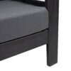 Acacia Wood Outdoor Loveseat And Coffee Table Set With Cushions - Dark Gray - Image 15