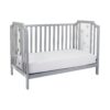 Celeste - 3 In 1 Convertible Island Crib - Light Gray - Image 5