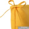 2 Piece High Back Patio Chair Cushion Set, Tufted Adirondack And Rocking Chair Cushions For Garden, Porch Or Office Use - Yellow - Image 5
