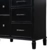 Bathroom Vanity With Ceramic Sink, Flip Out Drawer Design For Plumbing, Soft Close Drawers - Black - Image 26