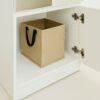 Elise - Modular Wood Closet System With Mirror In Durable Melamine And Wood Customizable Storage - White - Image 8