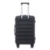 Set 3 Pieces 20" / 24" / 28" Abs Spinner Wheel Luggage, Matching Color, With Combination Lock - Black - Image 27