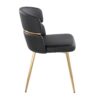 Cinch - Glam / Art Deco Dining Chair (Set of 2) - Gold / Black - Image 3
