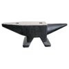 66Lbs Cast Steel Anvil, High Hardness Rugged Round Horn Anvil smith, Large Countertop And Stable Base, With Round And Square Hole, Metalsmith Tool For Bending And Shaping - Black - Image 6
