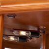 Corner Curio Cabinet With 5 Shelves And Lighting System (E26 Light Bulb Not Included) - Oak - Image 8