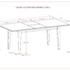 Colby - Extendable Dining Table, Contemporary - Brown - Image 9