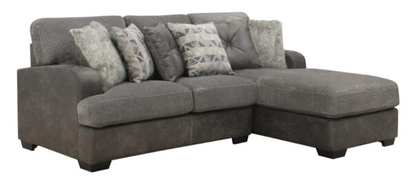 Grennburg - 2 Piece Right Side Facing Sectional - Gray