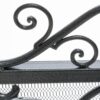 Darcie - Wrought Iron Fireplace Screen With Intricate Detailing - Black - Image 5