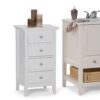 Acadian - Four Drawer Floor Storage Cabinet - Pure White - Image 8