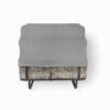 Outdoor Patio Daybed Rattan Daybed Outdoor Sunbed With Detachable Pillows For Patio, Backyard, Pool - Gray - Image 24