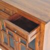Large Glazed Sideboard - Chestnut - Image 6