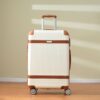 Hardshell Luggage Sets 3 Piece Double Spinner 8 Wheels Suitcase With Tsa Lock Lightweight 20''24''28'' - White - Image 8