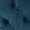 Elegant Velvet Ottoman Footstool - Teal - Image 11