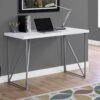 Computer Desk For Home Office Laptop, Contemporary & Modern - White - Image 3