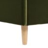 Stockholm - Queen Modern Wavy Headboard Platform Bed - Olive Green - Image 6