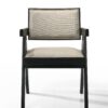 Jasper - 3 Piece Arm Chairs And Console Table (Set of 3) - Ebony Black - Image 5