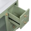 Bathroom Vanity With A Soft Close Glass Door, Adjustable Shelves, And Three Drawers - Green - Image 17