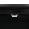 Vintage Style 2 Door Wooden Sideboard Cabinet For Living Room, Dining Room, Or Office - Black Wood - Image 11