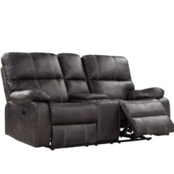 Hooper - Power Reclining Loveseat - Gray