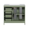 Bathroom Vanity With Two Soft Close Doors, Adjustable Shelves And Three Drawers - Green - Image 20