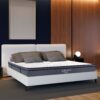 King Size Hybrid Plush Foam Mattress, Soft Polyester Knit Cover, Multi Layer Foam Mattress - White / Gray - Image 5