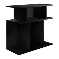 Accent Table, Side, Durable Construction Contemporary & Modern - Black
