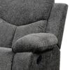Kalen - Chenille Sofa With Drop Down Table - Gray - Image 6
